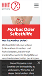 Mobile Screenshot of morbus-osler.de